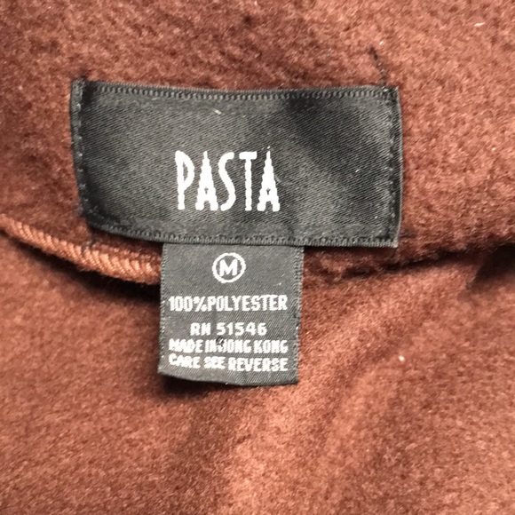 Pasta- brown lightweight jacket with detailed black stitching. Size Medium. - Picture 8 of 8